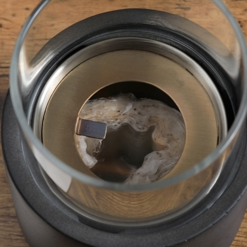 Tabletop Fireplace, Mini Concrete Ethanol Fire Bowl With Lid, Burns Up With Liquid Alcohol And Solid Tablet Alcohol, Dark Grey