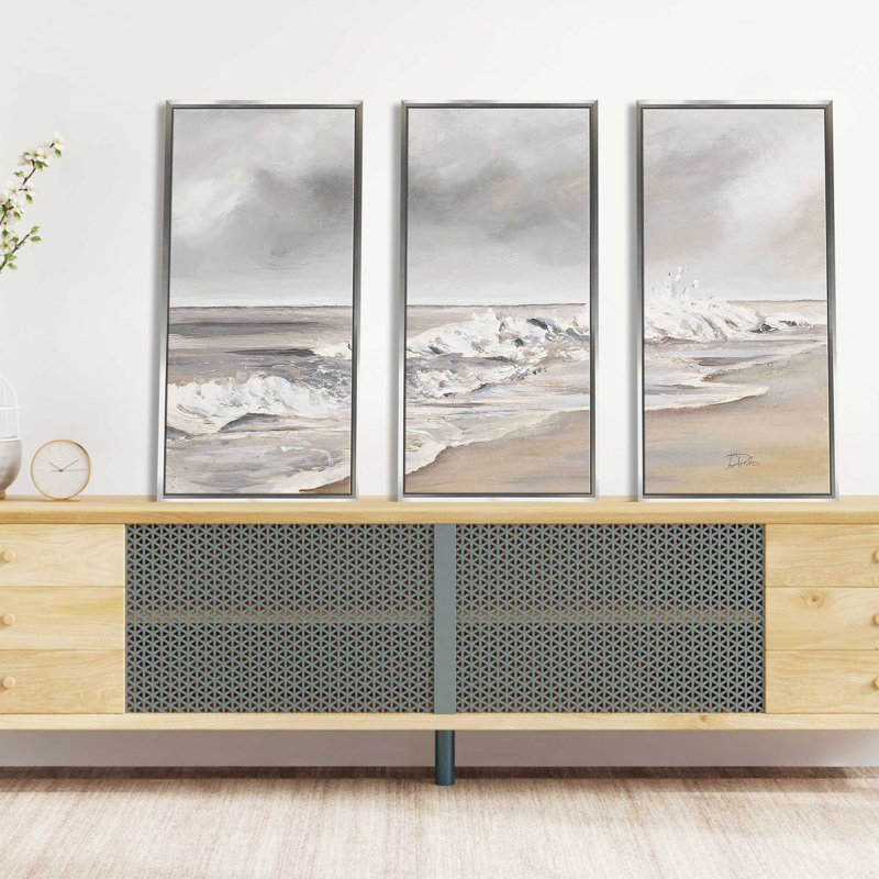 706-7819 " La Playa Al Atardecer " 3 - Pieces, 33.5" H x 52.5" W x 2" D