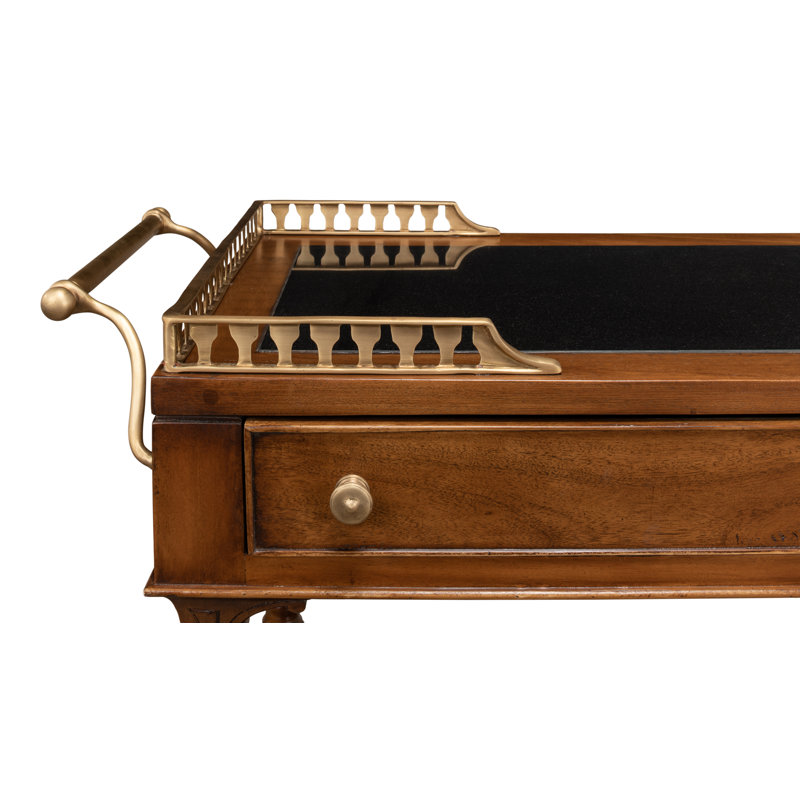 Capital Serving Cart Fruitwood Finish