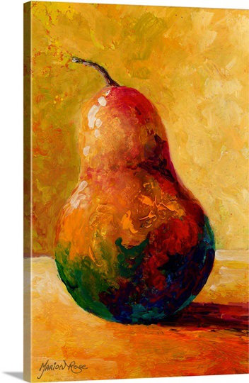 "Pearsonalité" par Anke, reproduction d'art sur toile tendue, H 36 po x l 24 po x P 1,5 po