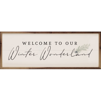 Winter Wonderland Greenery White