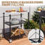 Outdoor Grill Cart Table, Stainless Steel Pizza Oven Stand Trolley Table With Wheels-829066785