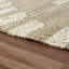 Tapis intérieur / extérieur en laine naturelle et jute fabriqué à la main-558025340