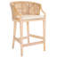 Carneshia Upholstered Solid Wood Counter Stool-762767888