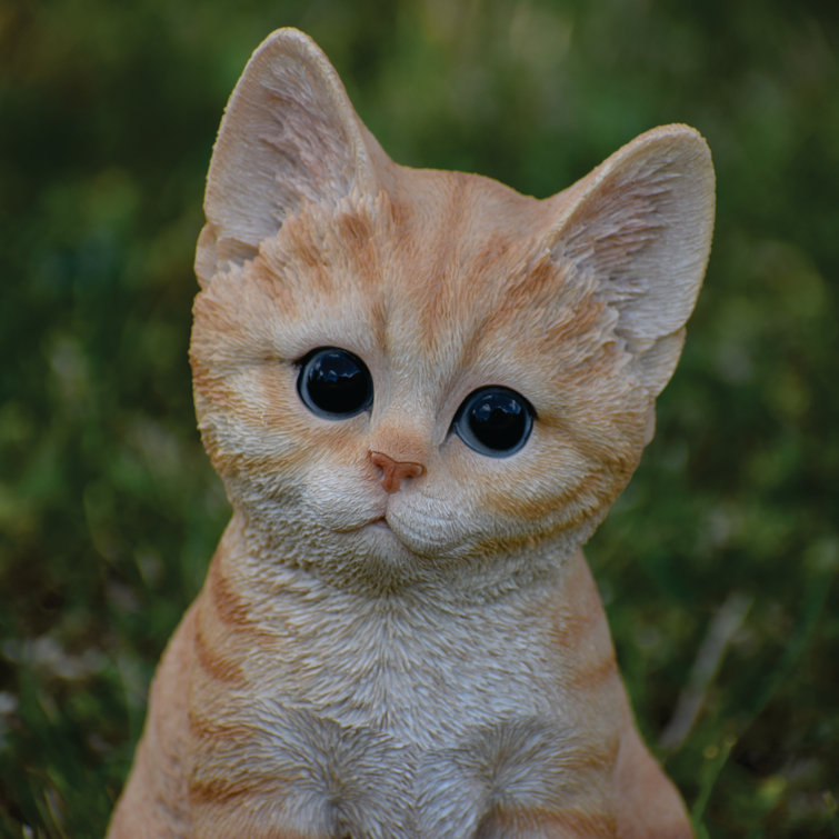 Seated Kitten Figurine