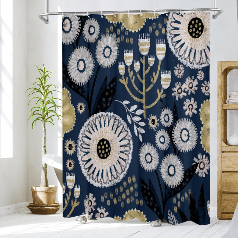 Rideau de douche Boho