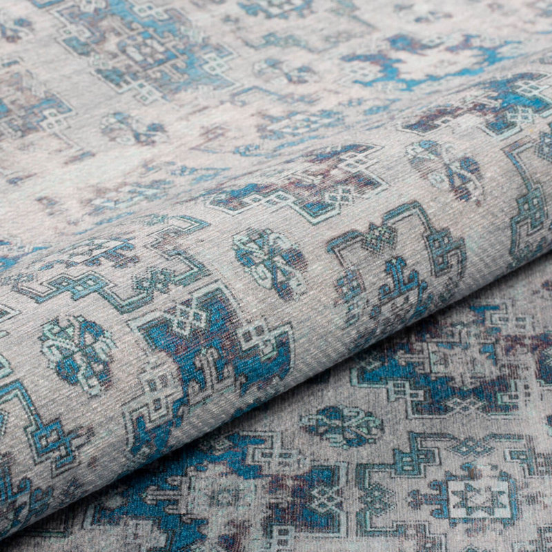 Luxurious Machine Washable Carpet, 100% Polyester, 7.5 x 10.8 Feet | Pile Height: 0.2 Inches, 1850 g/m² | Recycled Poly Cotton Underside, Easy Care, Perfect for Living Room & Bedroom, Soft & Durable Design