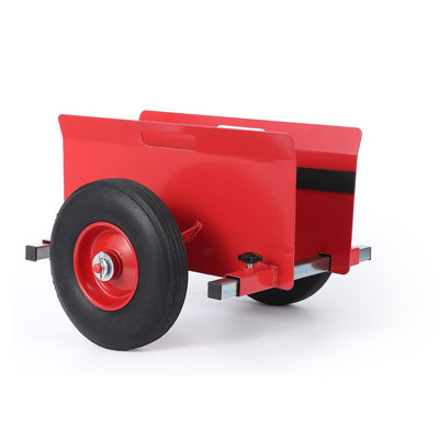Panel Dolly Cart with 8" Solid Rubber Wheels, Portable Board Moving Cart with Adjustable Clamp, 600 LBS Capacity, Material Handling Cart for Drywall, Doors, Mattresses & Panels