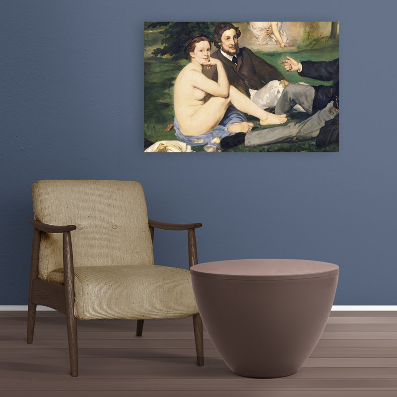 Déjeuner sur l'Herbe, 1863 Impressionniste Impressionniste Abstrait Contemporain Fruit Landscape Wall Art Print