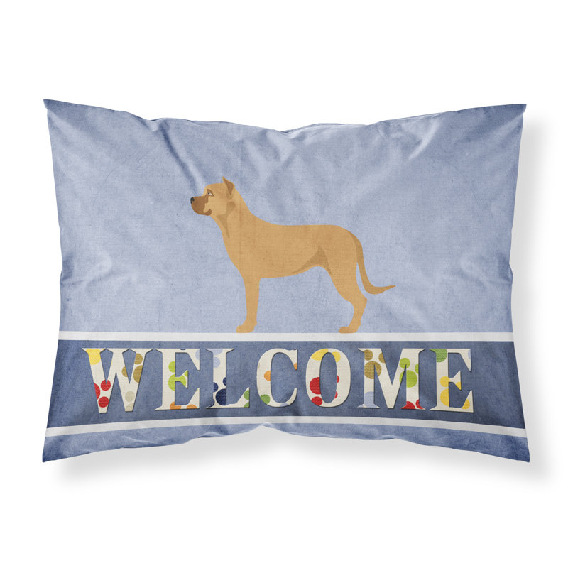 Taie d’oreiller welcome, Bouledogue espagnol Alano Espanol