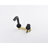 Wall Mounted Single Handle Bathroom Sink Faucet With Pop-Up Drain (No Overflow)