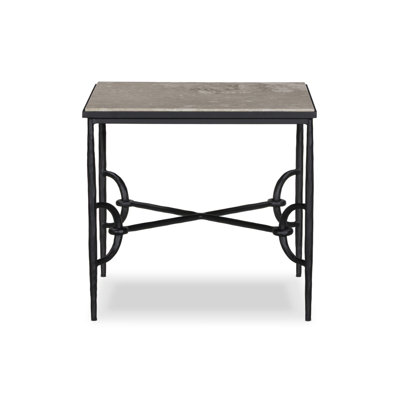 Babylon Small End Table-Lunar Marble