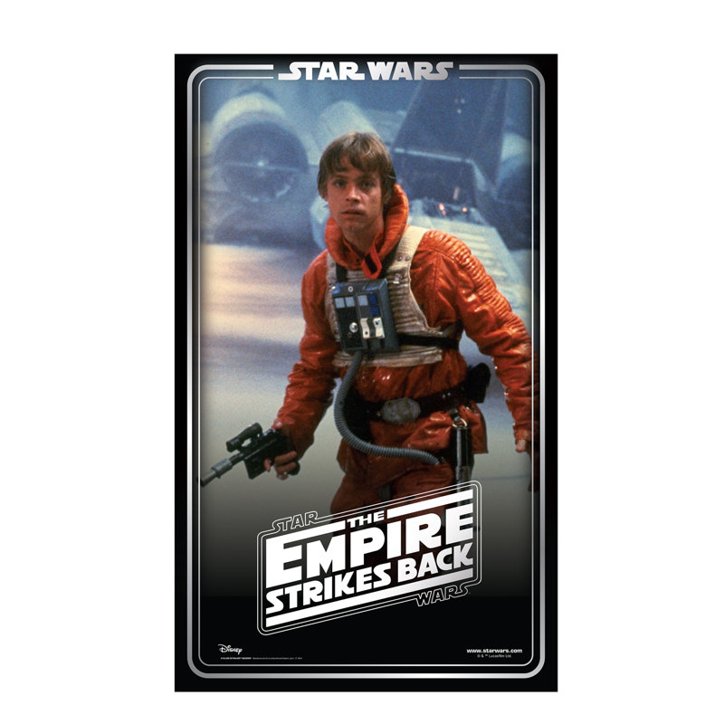Accroche en carton skywalker (en étoile de 40th empire à l’arrière) luke