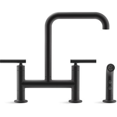 Kohler Purist Bridge Faucet with Sidespray