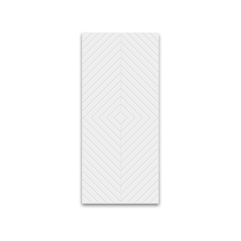 Porte standard lambrissée, Crème clair, 30 po x 80 po