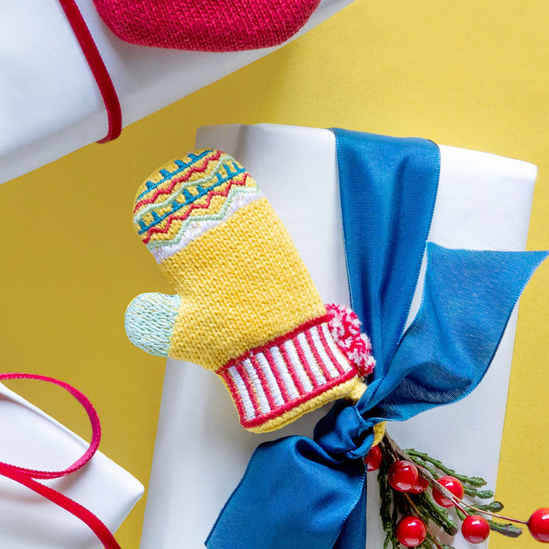 Ornement en tricot Vintage
