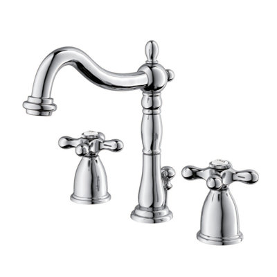 Heritage Widespread Bathroom Faucet with Drain Assembly