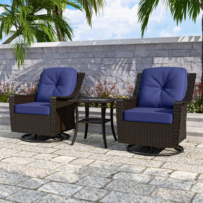 Wicker Outdoor Rocker Chair by EAGLE PEAK