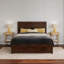Lit plateforme en bois massif avec pied de lit et gigogne Lamarkus-1602347298-1602347299