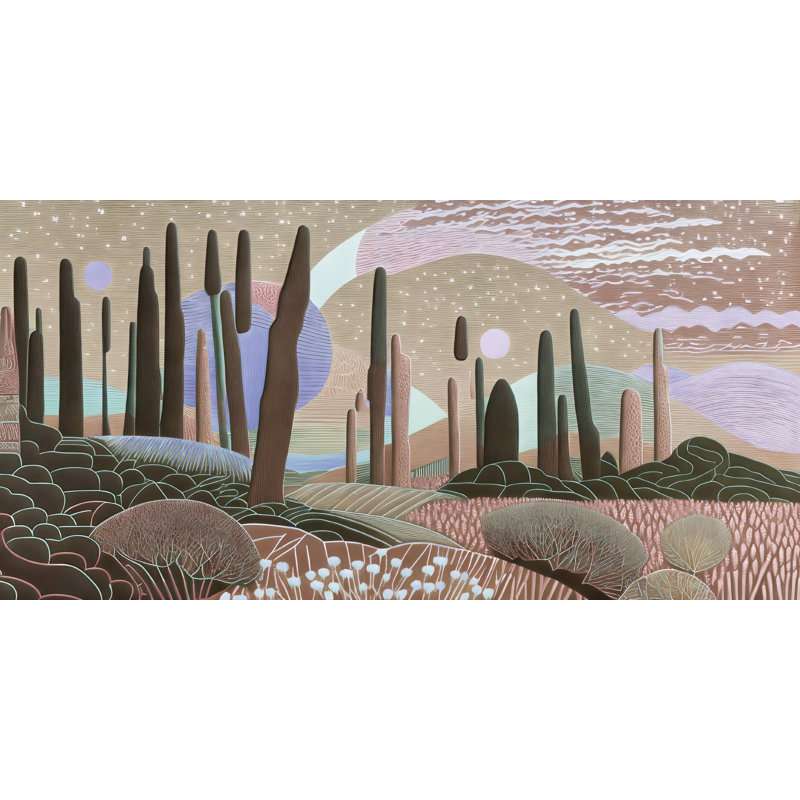 Modern Earth 2181, 24" H x 48" W