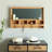 Hofer Mirror with Hooks and Shelves