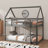 Low Bunk Bed,House Bed With Ladder-915623446