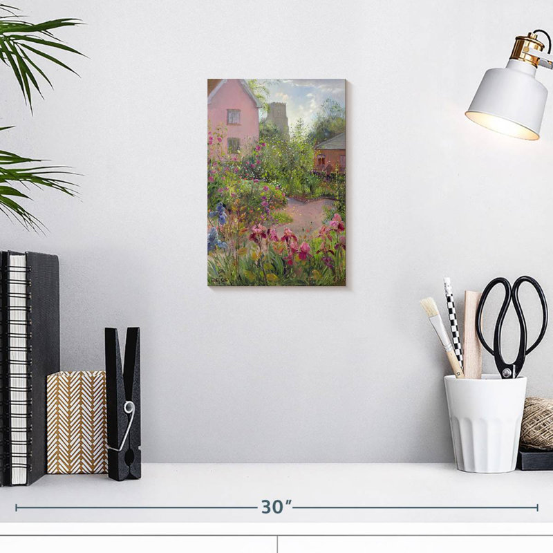 Alvord Herb Garden At Noon, 12" H x 8" W