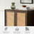 34.65"Tall Rattan 2 Door Accent Cabinet with Solid Wood Legs And Adjustable Shelves-2043338574-2066597886