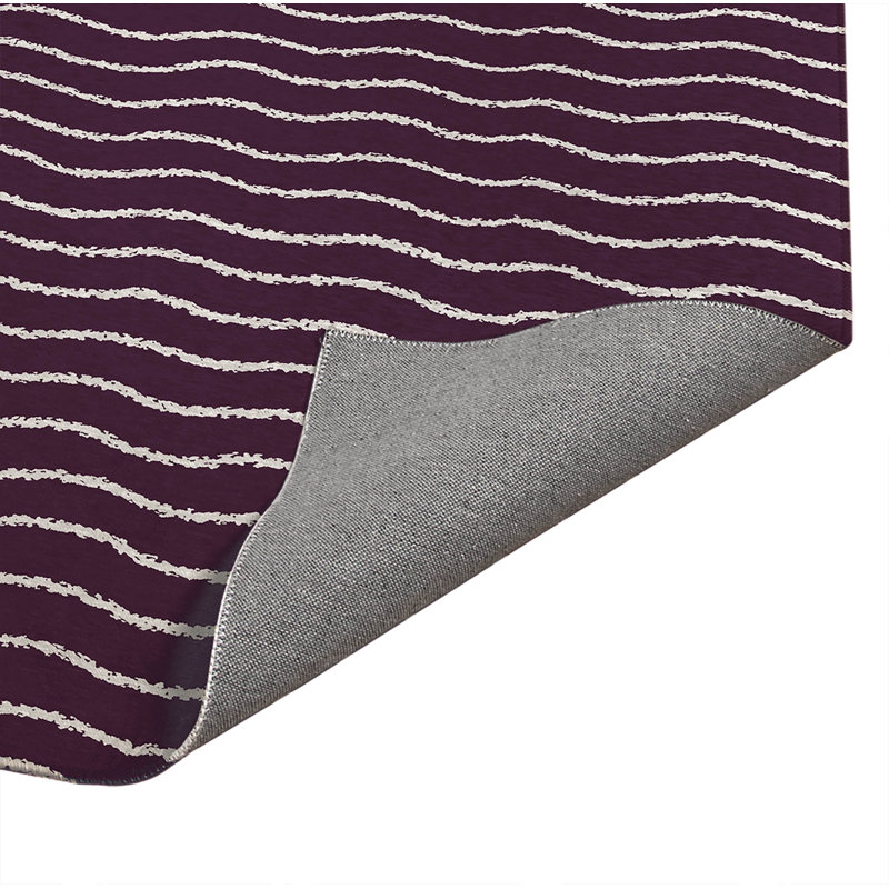 Paillasson Wave, Aubergine, L 3 po x L 5 po