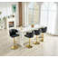 Chaise de bar rotative moderne réglable 4 pièces