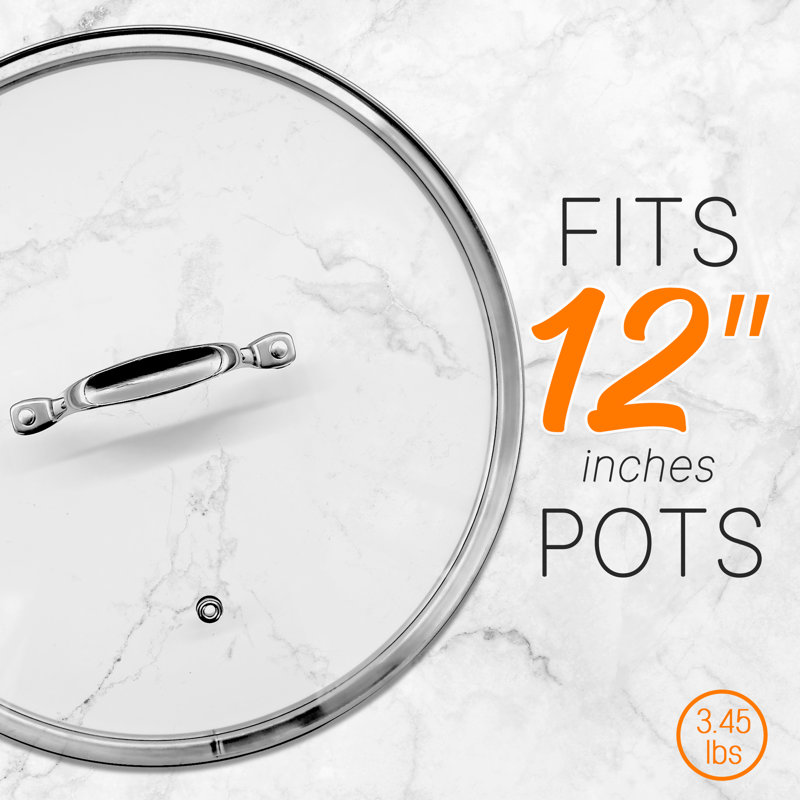 NutriChef Stainless Steel (18/10) Lid