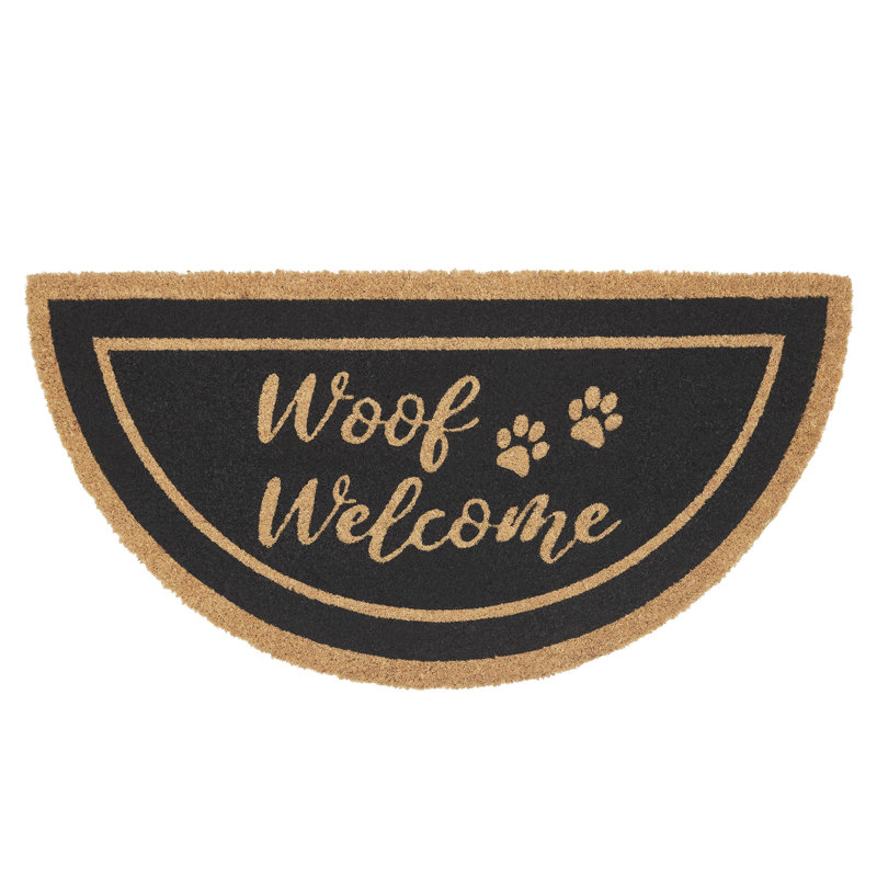 Tapis demi-cercle Alexis Wouf Welcome