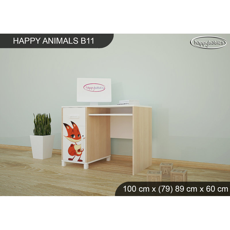 100cm Writing Desk, Oak