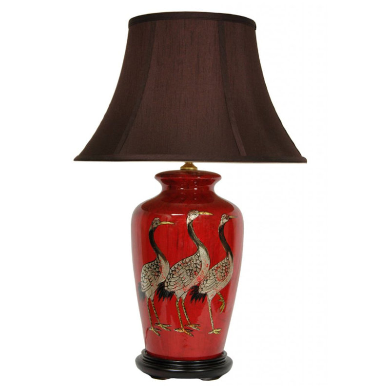 Ceramic Table Lamp, Brown