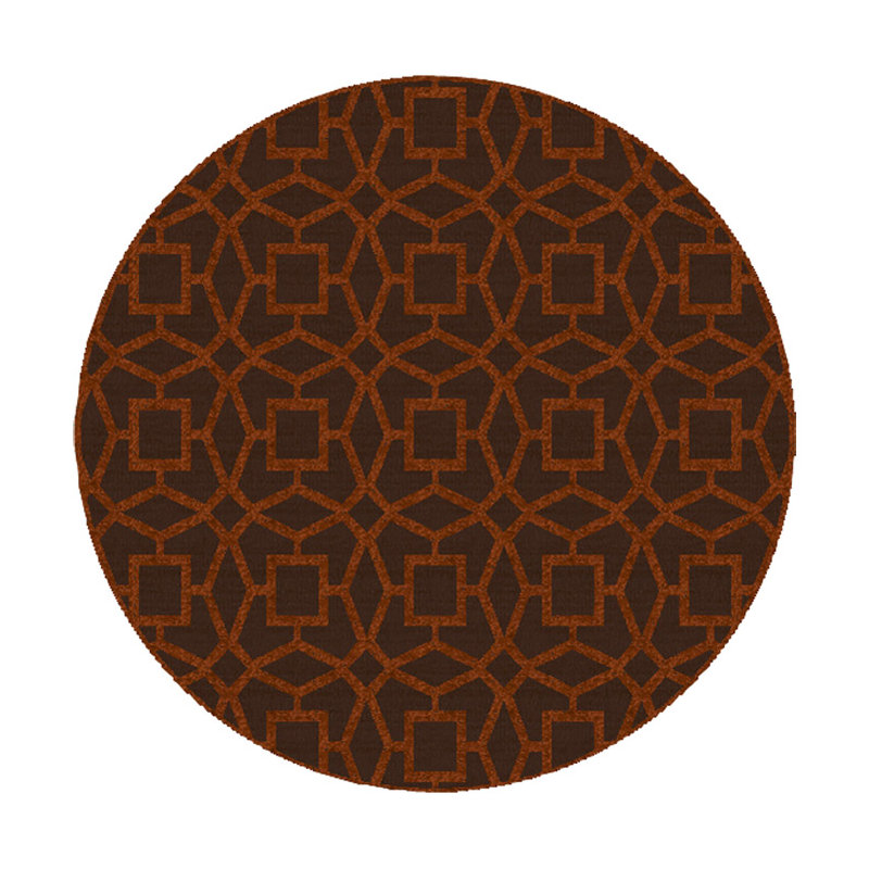 Lozano Wool Geometric Indoor Rug, Round 8'