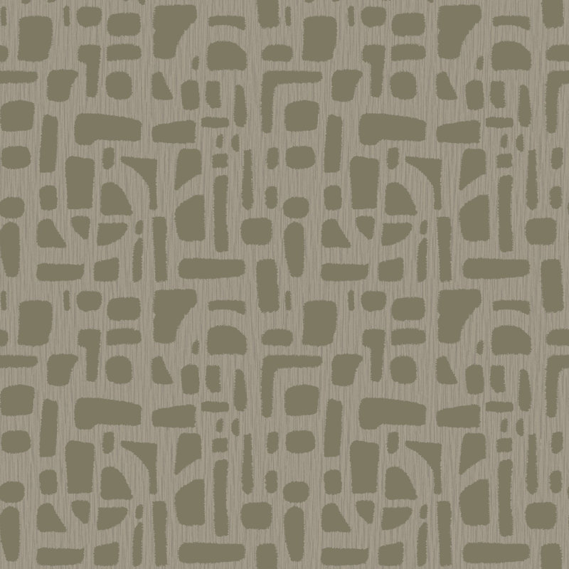 Zen 1000cm x 57cm Wallpaper Roll, Gold/Brown