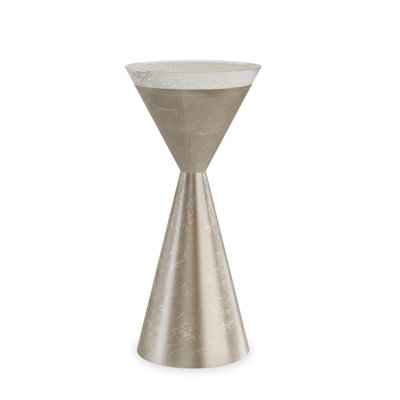 Spy Glass Glass End Table