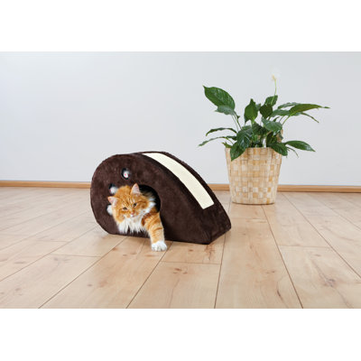 Ensemble pour chat Trixie Topi, grotte pour chat à 1 niveau, surface à gratter en sisal, jouets pour chat, cachette pour chat, découpes Hide-n-Seek