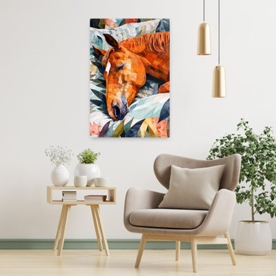 Art matelassé Peaceful Horse