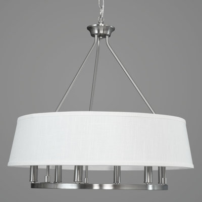 Elex 6 - Light Dimmable Drum Chandelier
