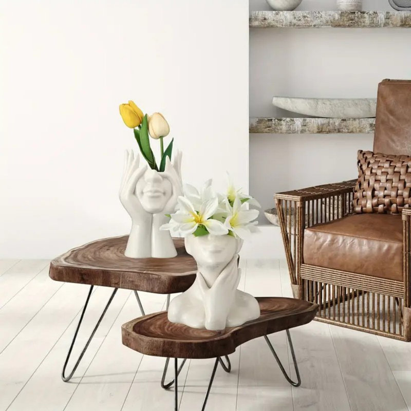 Vases + décorations de mariage 3 pièces Vase en céramique pour femme