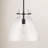 Theda 1 - Light Single Bell Pendant in Matte Black-790227798