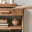 Buffet rustique en vieux pin rétro