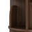 Rotating Bookshelf, 5 Tier Small Bookcase Corner Display Shelf For Small Space Wood Narrow Book Shelf Organizer For Living Room, Walnut-2079972995