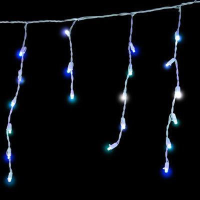 Dynamic RGBWW LED Icicle Drop Light Set