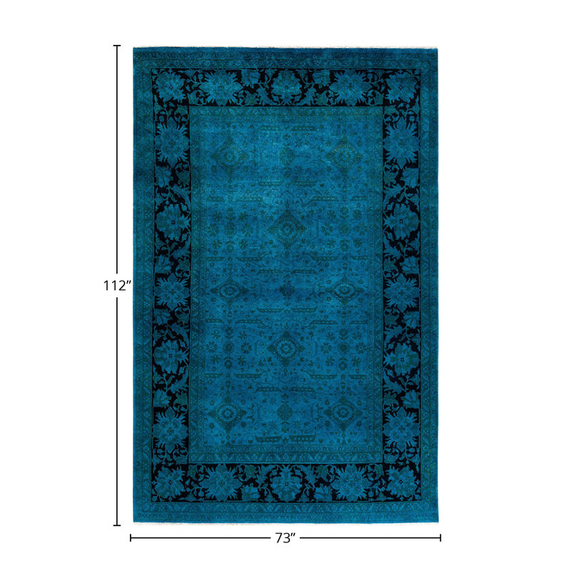 Colima One-of-a-Kind 6' 1" X 9' 4" Hand Knotted Area Rug