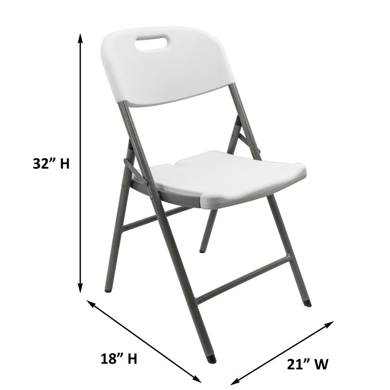 Chaises pliantes empilables Aniston