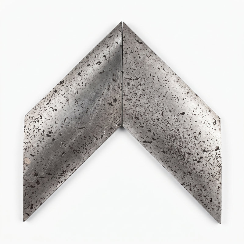 Silver Foil Applied Handmade Natural Stone Tile 