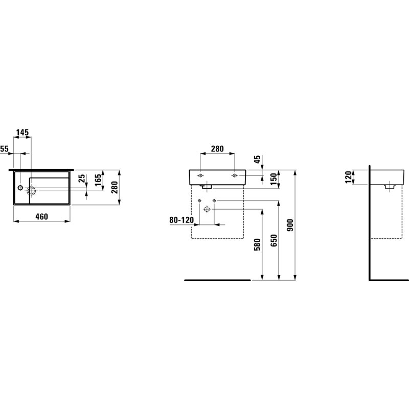 Kartell 18.11'' L Bathroom Sink, Single