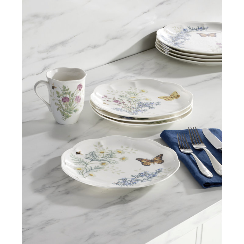 Lenox Butterfly Meadow Herbs Accent Plates, Set of 4